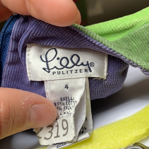 Lilly Pulitzer White Label Embroidered Patch Work - Picture 2 of 2